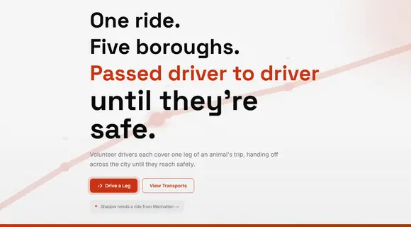 Animal transport coordination website