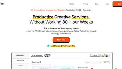 Retainr - All-in-One Agency and Team Management Solution