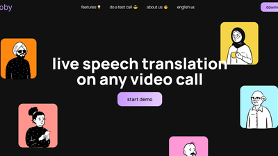 toby - Translate Live Speech on Video Calls