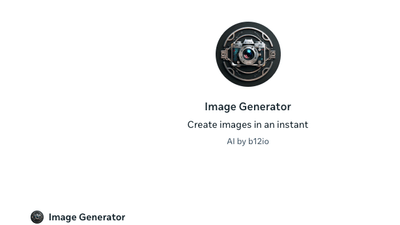 Image Generator Meta AI