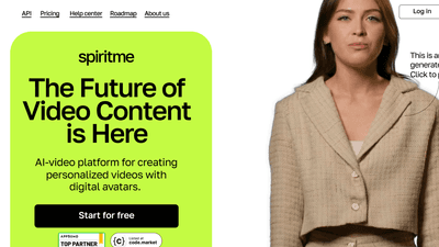 Spiritme - Create Stunning AI Avatar Videos Instantly