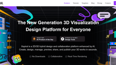 Xspiral - 3D Visualization Design Platform 