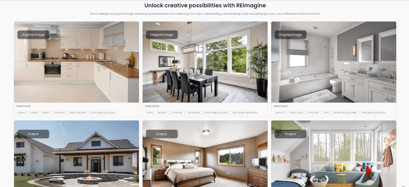 REimagine Home - Cutting-Edge AI Tool for Interior Design and Real Estate