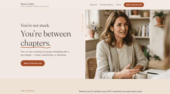Life coach website