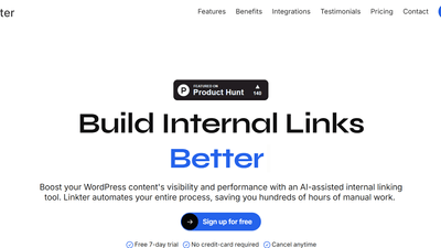 Linkter - Unleash the Power of Internal Linking and Rank Faster