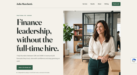 Professional website template