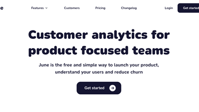 June - AI-Powered Product Analytics 