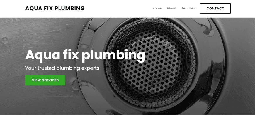 My plumbing company provides repairs, installations, and emergency services. Create a professional website that highlights our services, includes customer testimonials, and features a contact form for scheduling appointments.