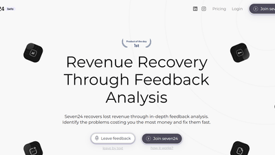 Seven24 - Get Actual Client Feedback and Recover Lost Revenue