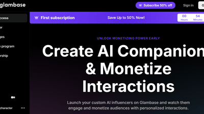 Glambase - Create AI Influencers