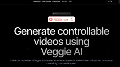 Veggie AI - Create AI-Powered Controllable Videos