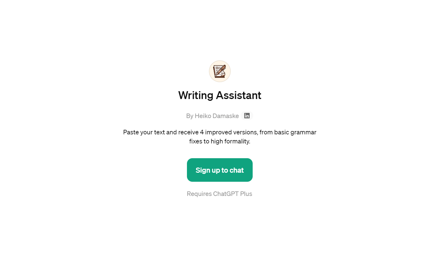 Writing Assistant - Improve Your Writing