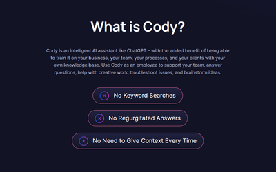 Cody - Virtual Employee Powered by AI