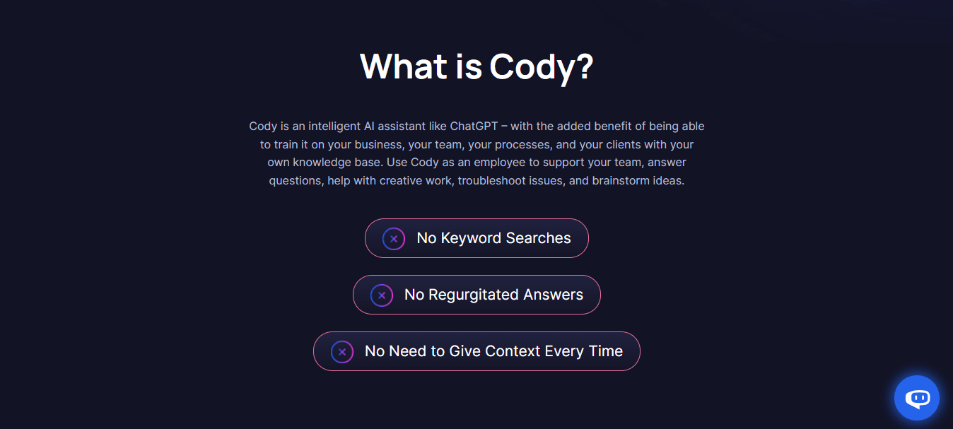 Cody - Virtual Employee Powered by AI