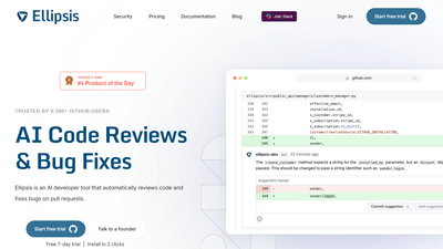 Ellipsis - Review Code and Fix Bugs