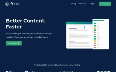 Frase AI - Research, Write, and Optimize SEO Content in Minutes