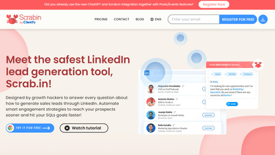 Scrab.in - LinkedIn Lead Generation on Autopilot