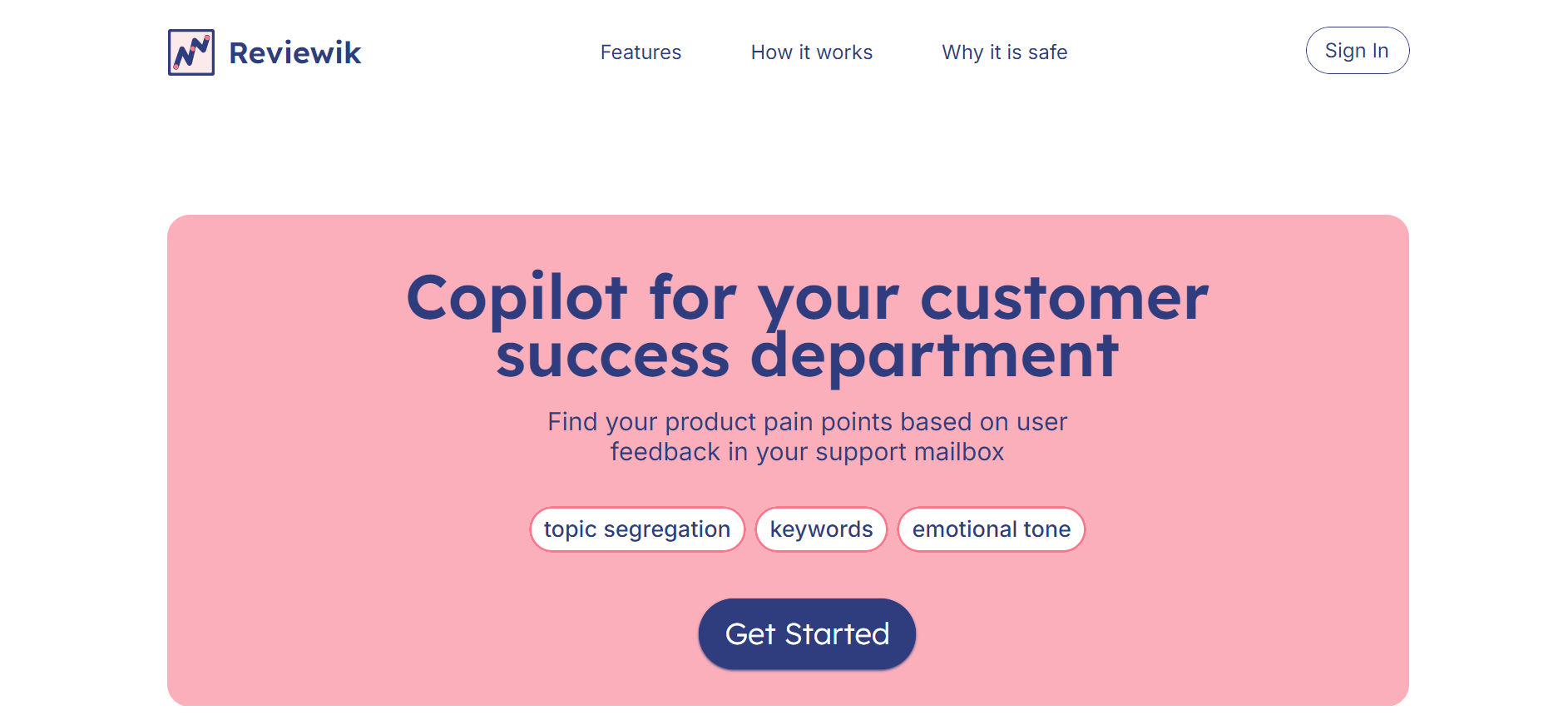 Reviewik - Find Audience Pain Points with This Customer Success Copilot 