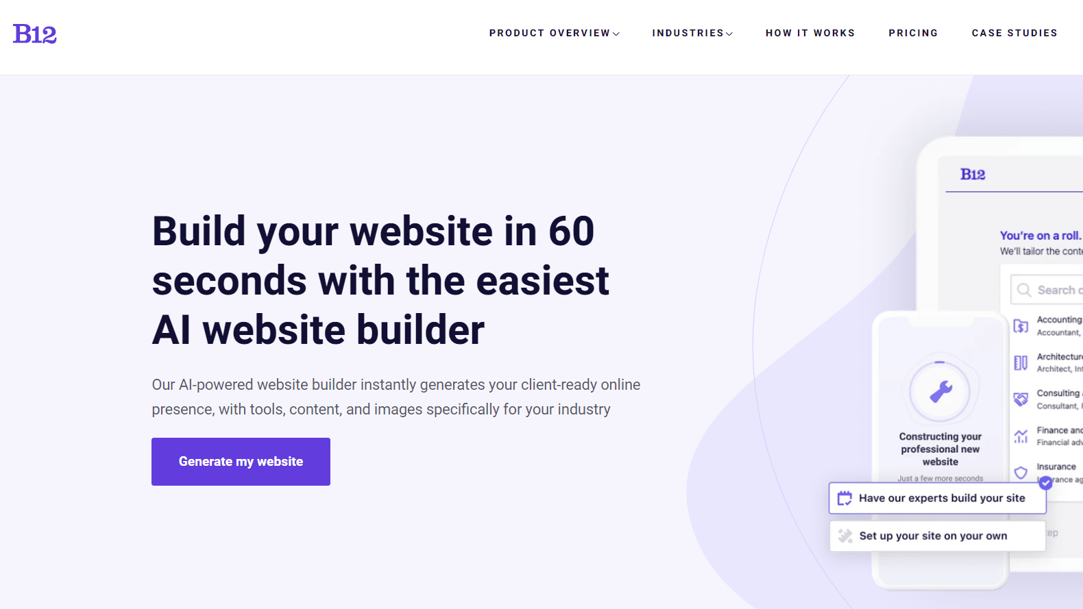B12 Websites Plugin powered by OpenAI - Effortlessly Create a Professional Website 