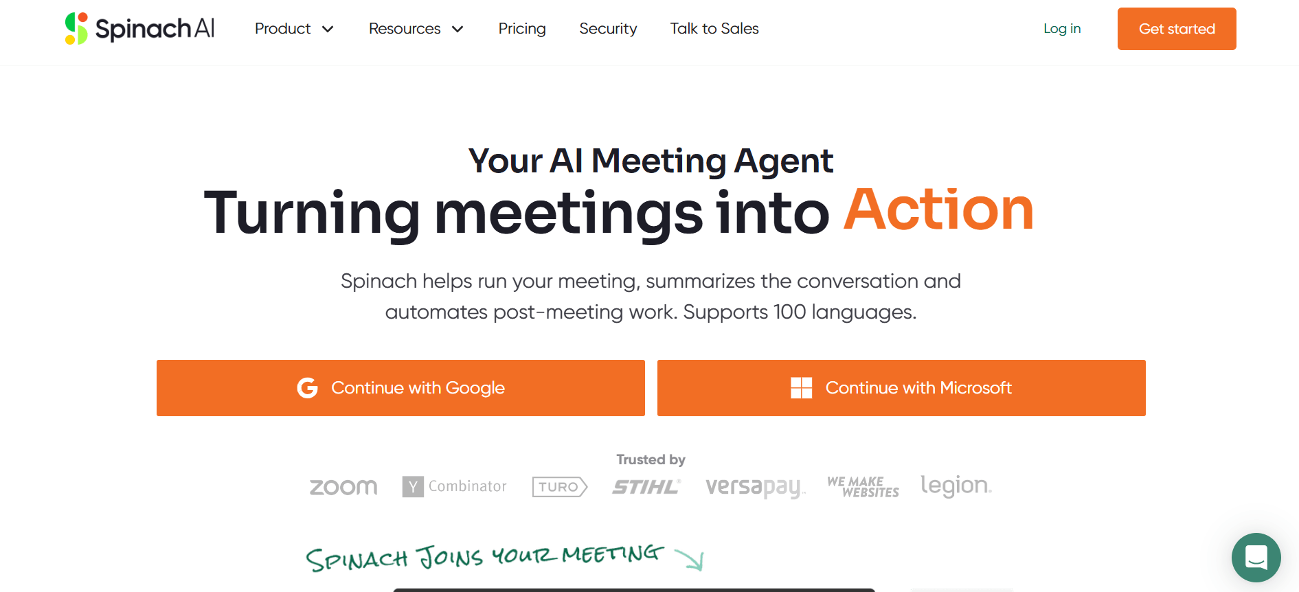 Spinach AI - Get Smart Meeting Notes and Automate Meeting Tasks