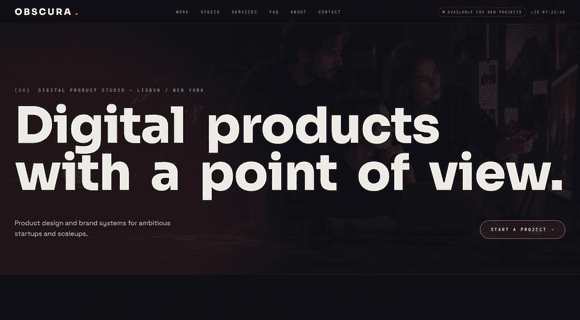 Modern website template