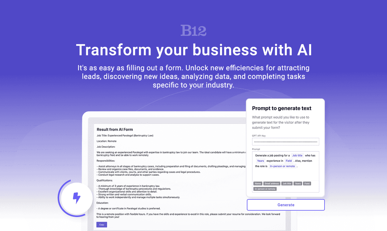 Build custom AI tools in minutes with No-code AI 