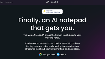 Magic Notepad by timeOS - Meeting Assistant for Capturing Notes Effortlessly