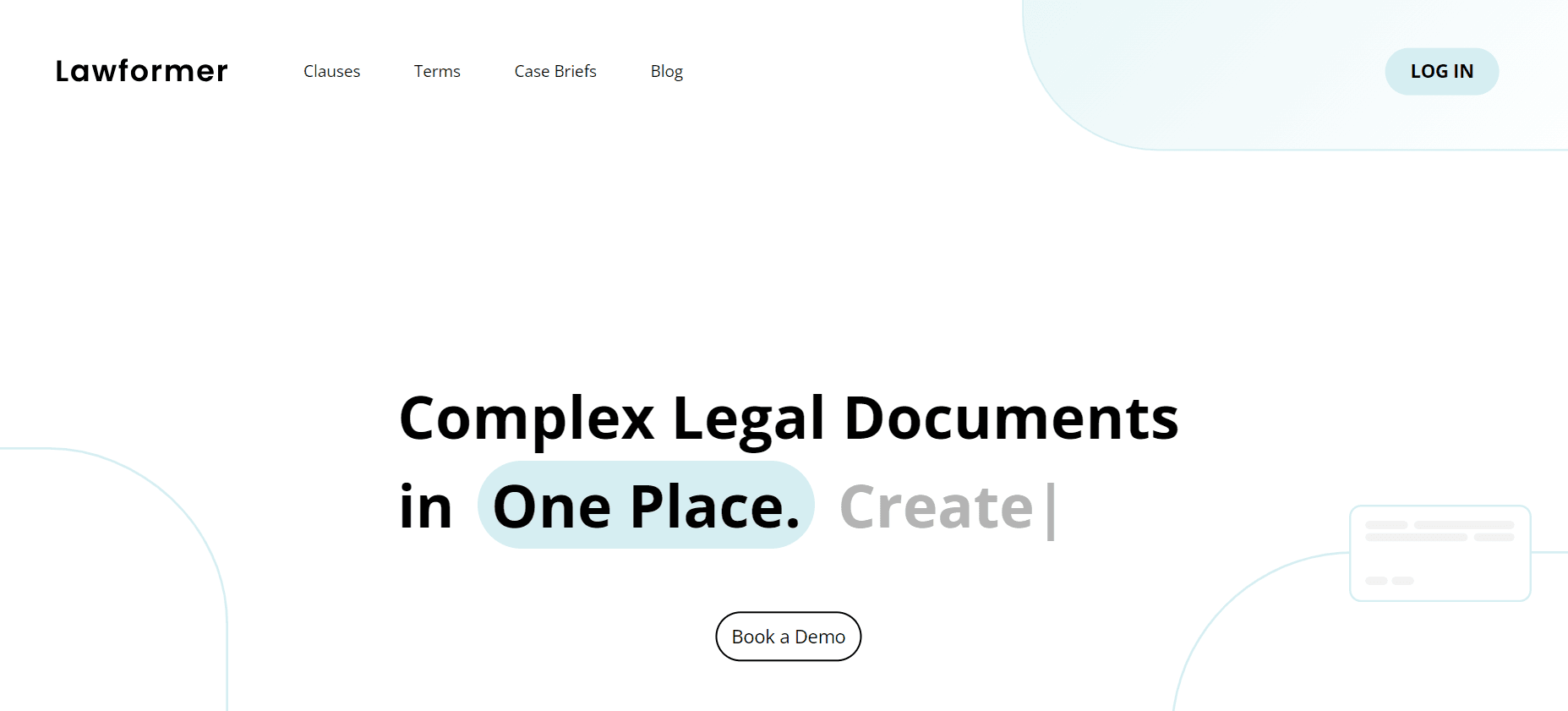 Lawformer AI - Manage Your Legal Documents in One Place
