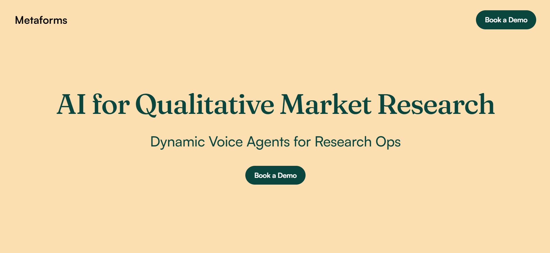 Metaforms - AI-Powered Qualitative Market Research