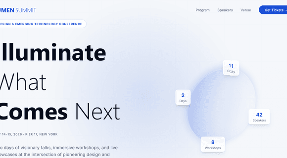 Event website