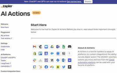 AI Actions by Zapier GPT