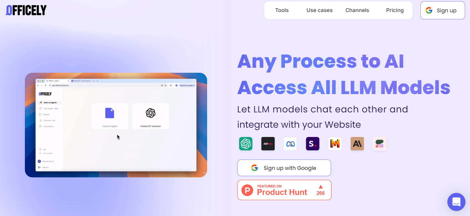 Officely AI - Access All LLM Models to Enhance Your Customer Support 