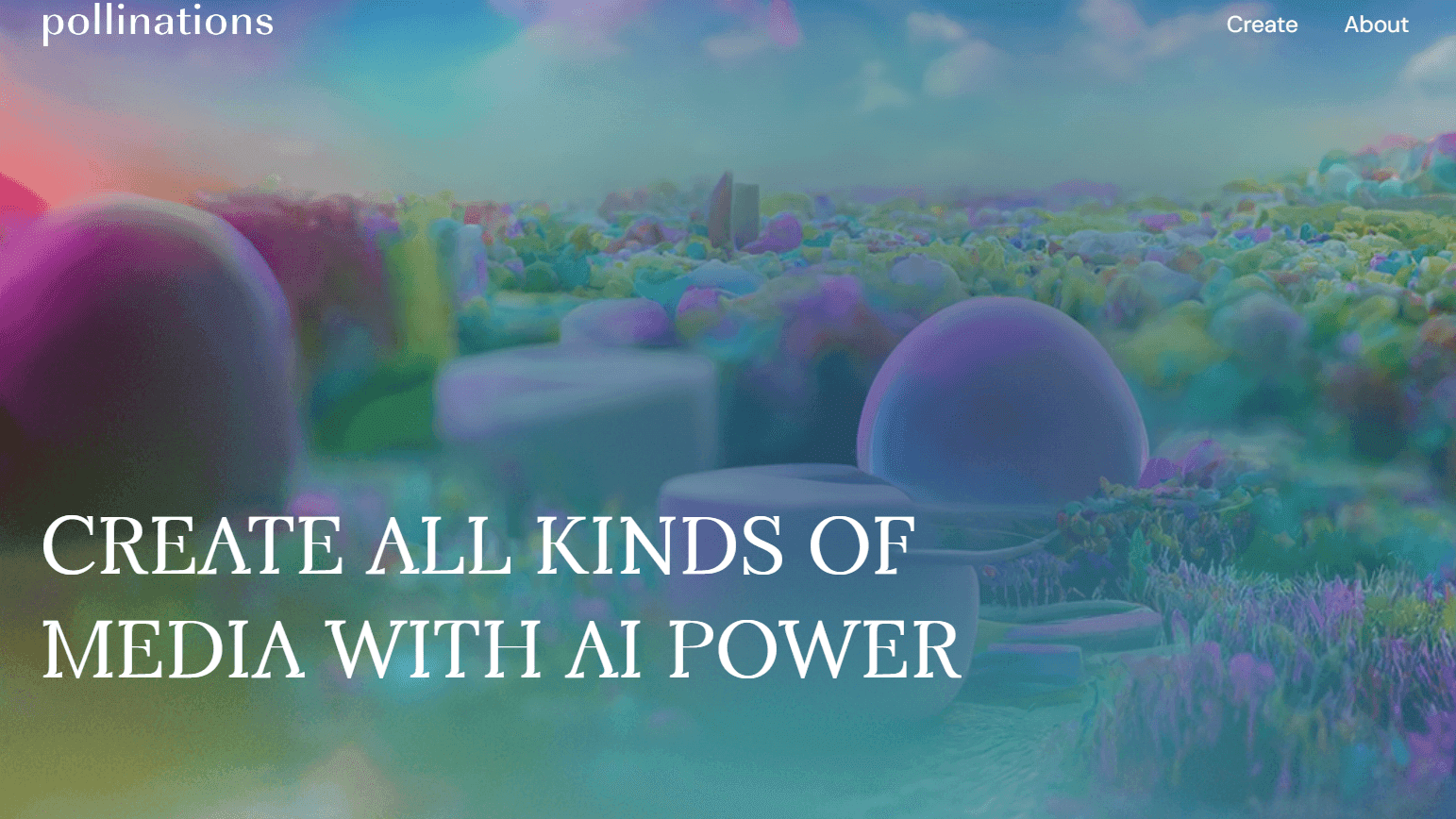 Pollinations - Generate Customized Images, Audio, 3D Environments, and More