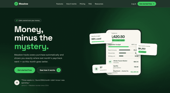 Expense tracker app template
