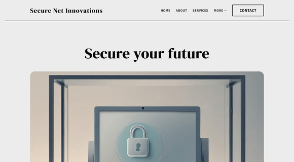 Cybersecurity website