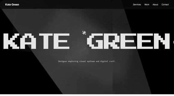 Retro digital portfolio