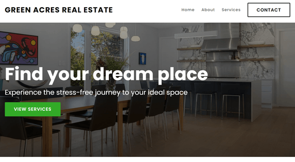 Real estate website