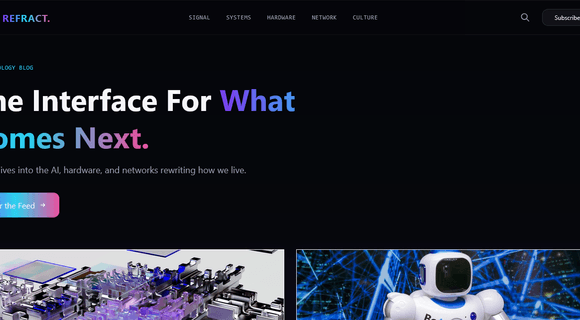 Technology blog template