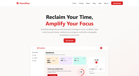 Time tracker web app