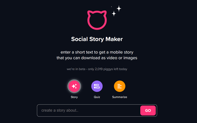 Piggy Magic - Generative AI Tool for Producing Engaging Content for Mobile