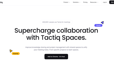 Tactiq Spaces - Hub for Your Team’s Meeting Scripts