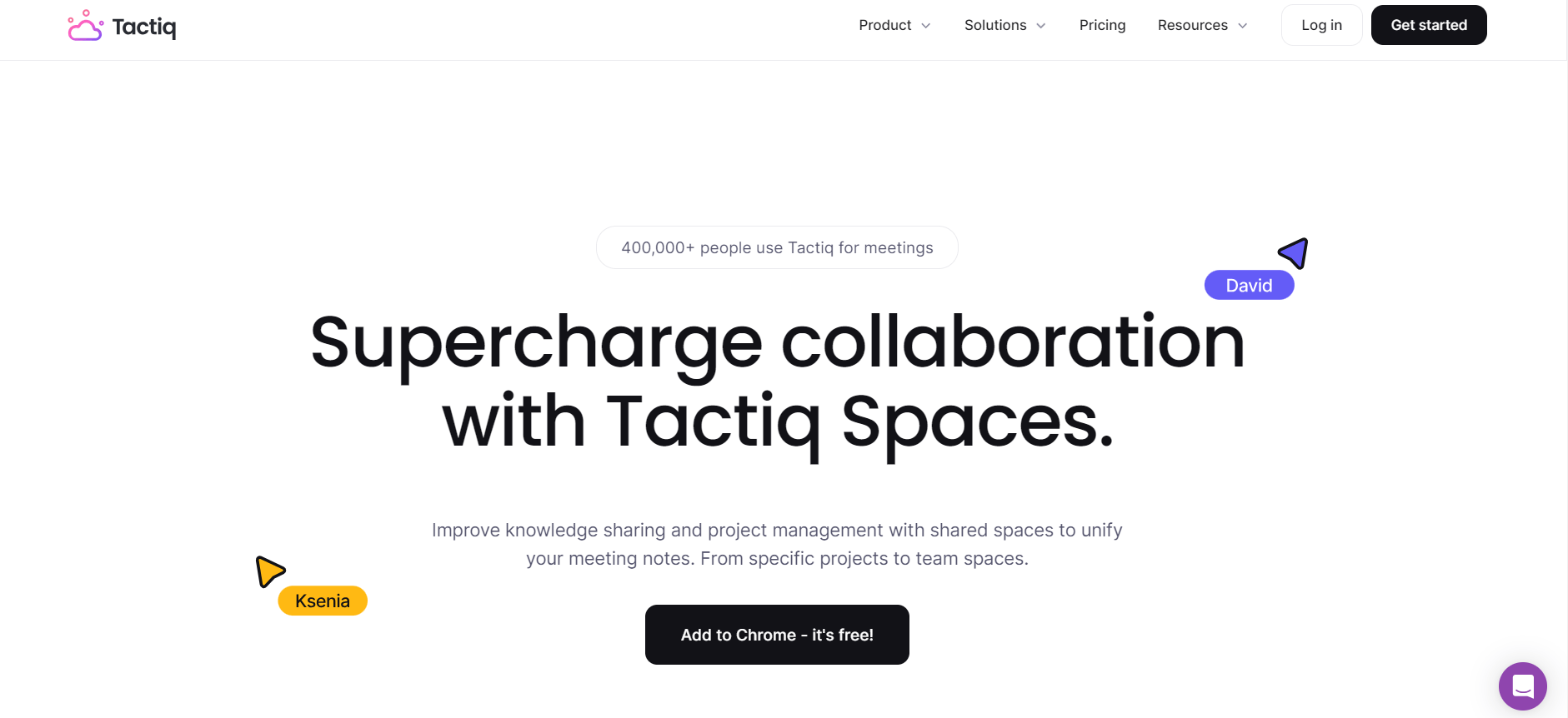 Tactiq Spaces - Hub for Your Team’s Meeting Scripts