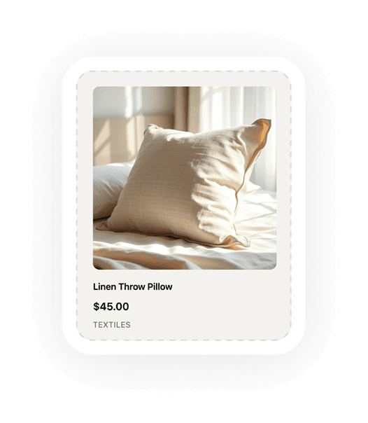 Featured products section