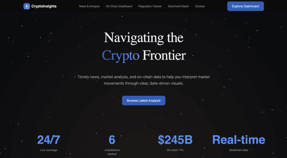 Cryptocurrency website