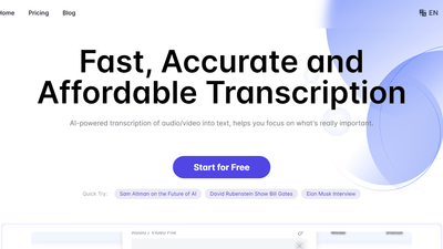 Yescribe - Easily Transcribe Your Audio/Video