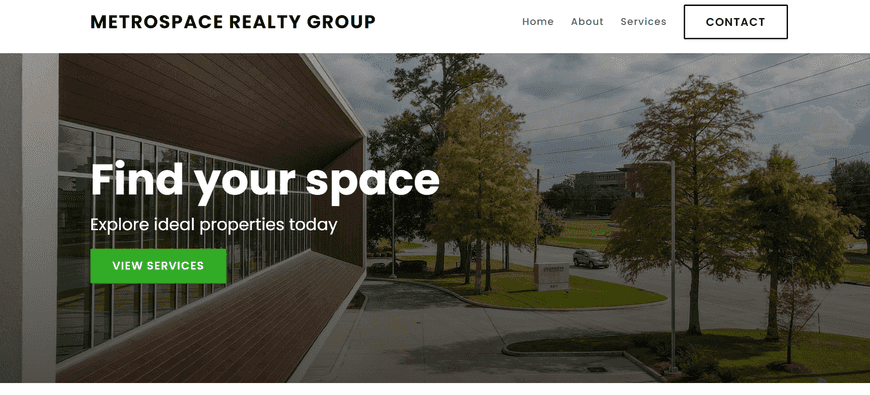 Our commercial real estate firm specializes in helping clients find ideal properties for lease and sale. We need a modern website that highlights client testimonials and property listings with virtual tours. The site should incorporate a contact form.