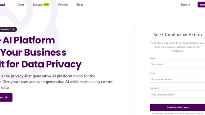 Omnifact - Privacy-First Generative AI Tool for Businesses