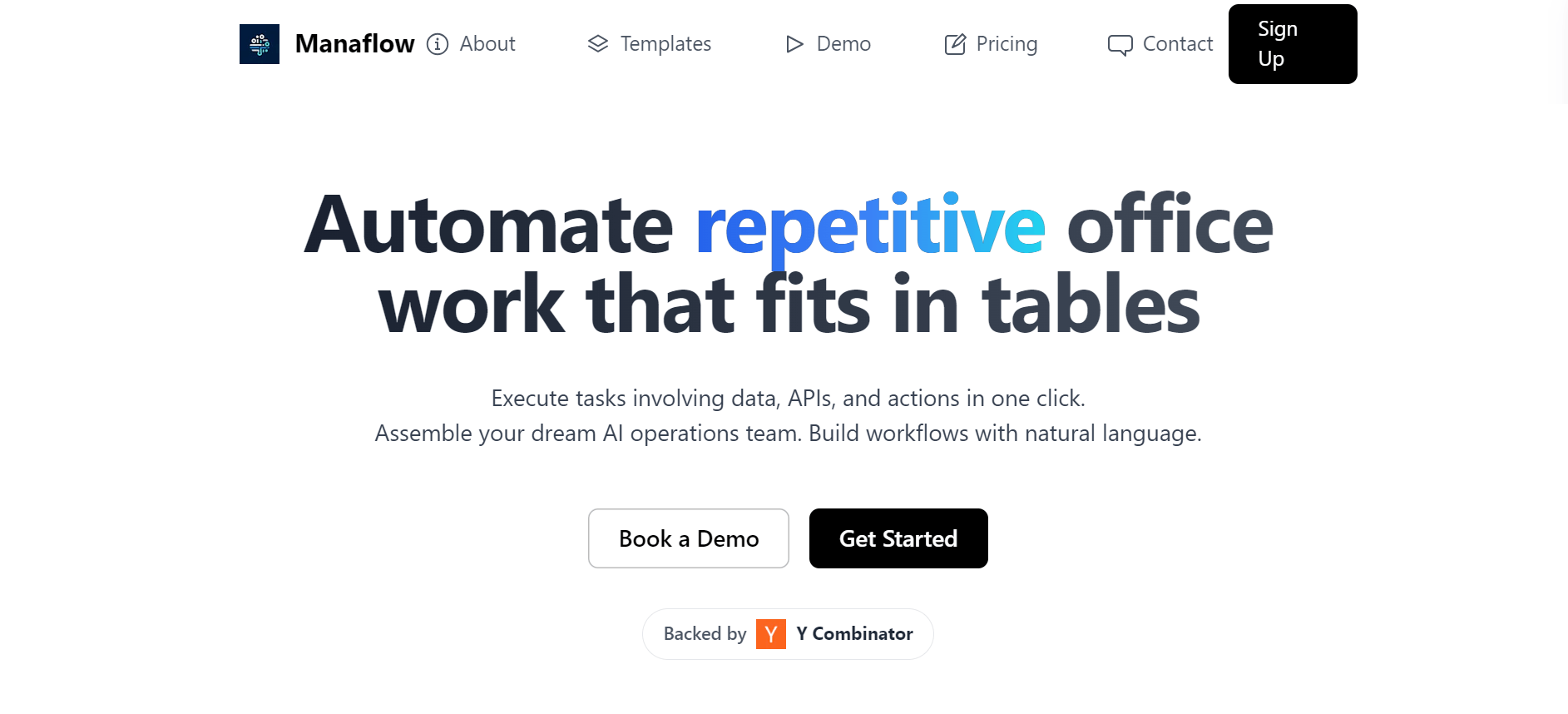 Manaflow - Automate Repetitive Office Work