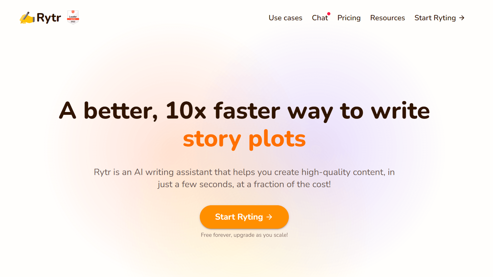 Rytr - Writing Assistant for Generating High-Quality Content