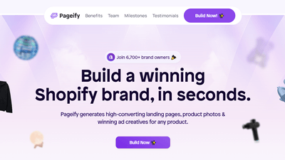 Pageify - Craft High-Converting Shopify Stores